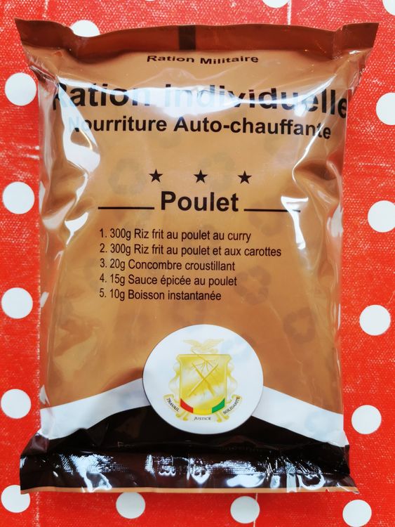 Seltene Guinea Armed Forces Ration Poulet 2025 (MRE) Kaufen auf Ricardo