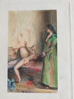 Gravure "La Rivale Poignardée" 19ème siècle ou début du 20èm