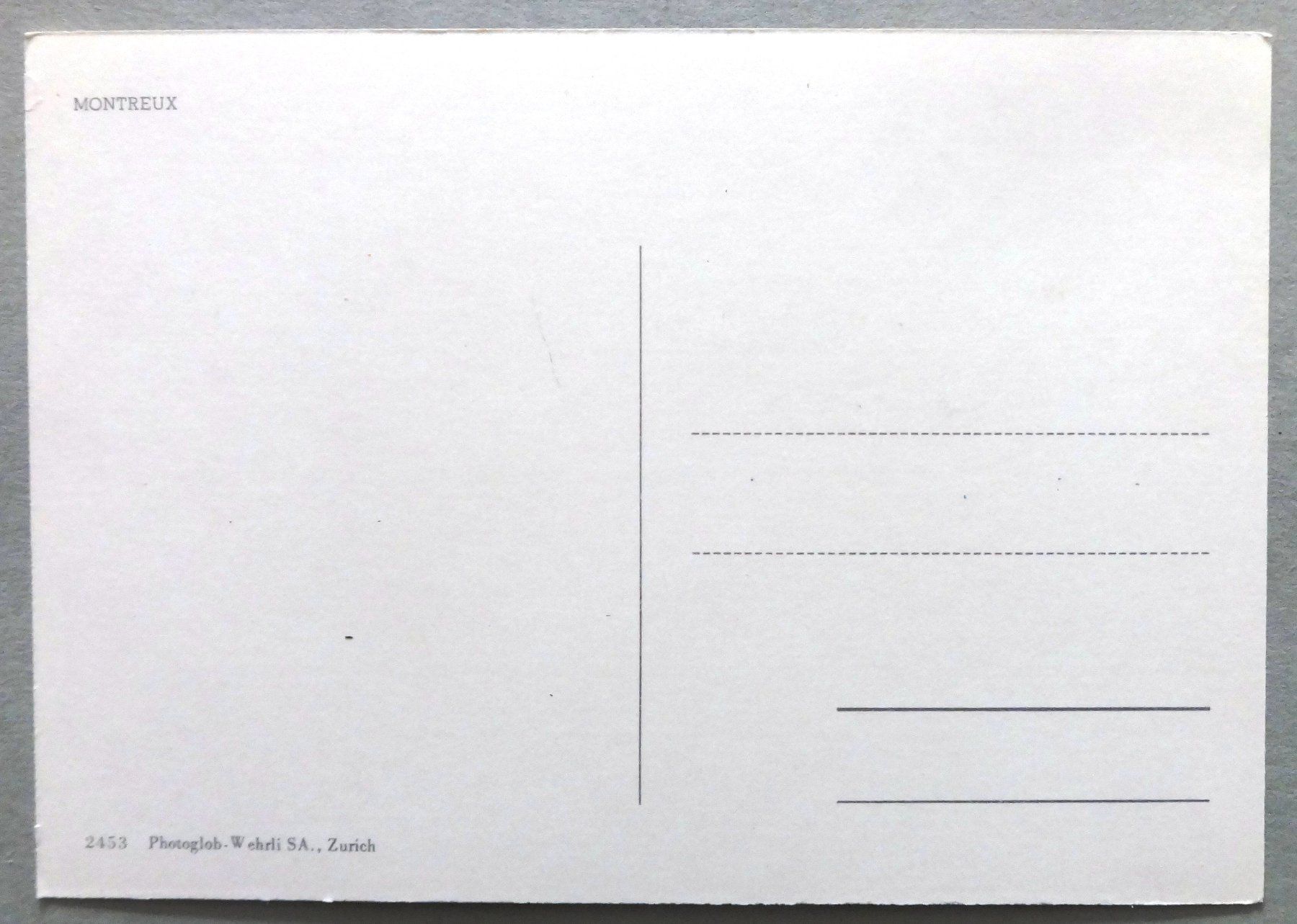 Cartes postales: Montreux – D'occasion à Fétigny par Billy2miny 1