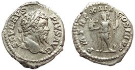 SEPTIMIUS SEVERUS AR Denarius (205 AD)