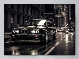 BMW Leinwandbild 50x70cm NEU