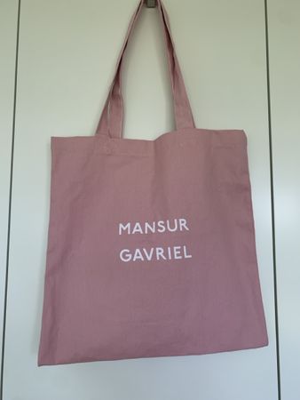 Stofftasche rosa Mansur Gavriel Neu
