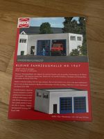 Busch H0 1967, Kleine Fahrzeughalle - Neuwertig!