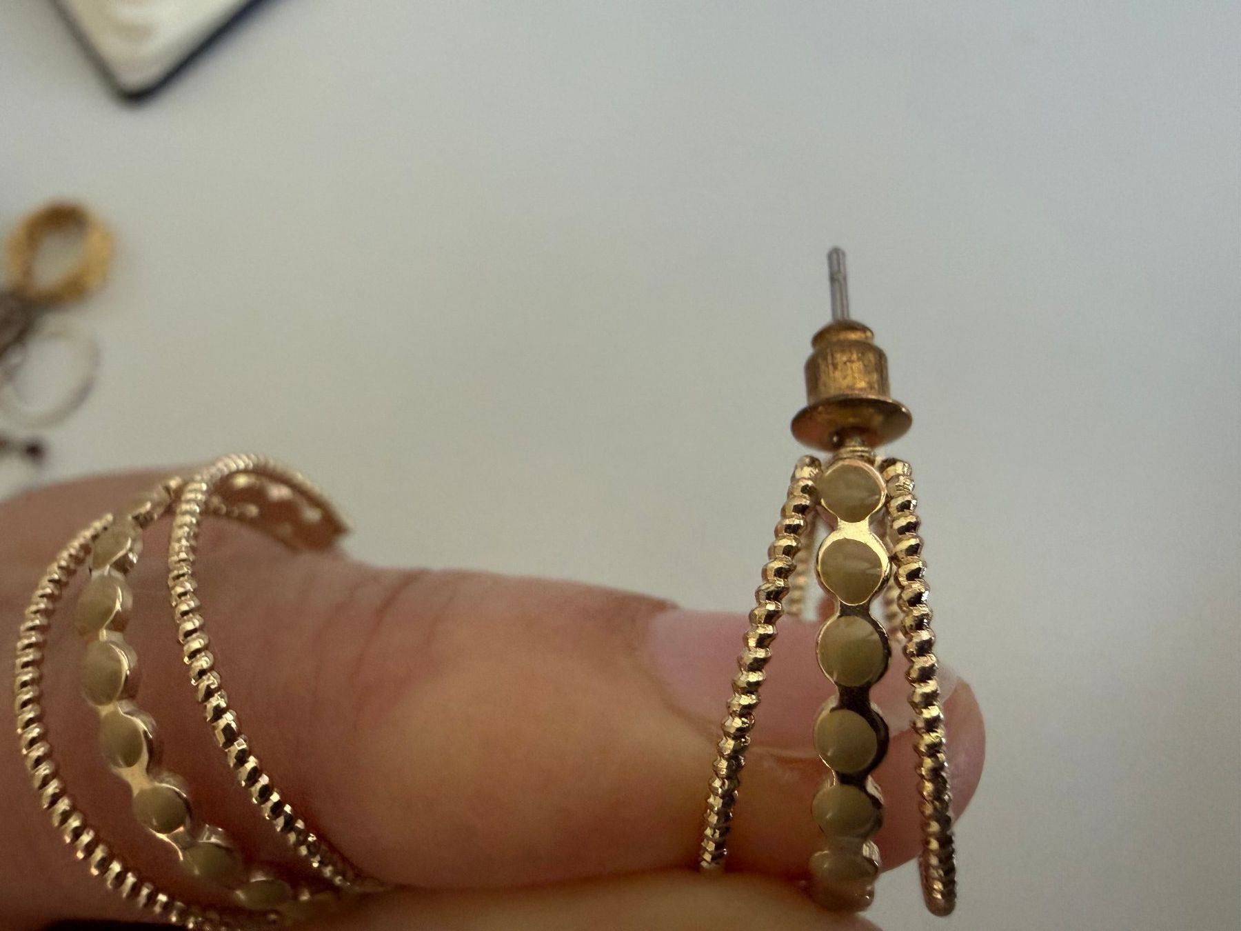 Orecchini pendenti & Orecchini a lobo: Ohrringe Kreolen Modeschmuck  2cm – Nuovo (secondo la descrizione) da Kirchdorf AG venduto da coco123 3