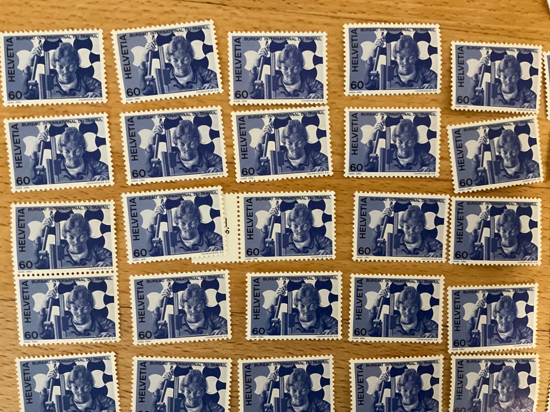 Tutti i francobolli: 60Fr Ämter Frankaturware ungestempelt postfrisch Sammlung – Nuovo (secondo la descrizione) da Wil SG venduto da Chefsugus 1