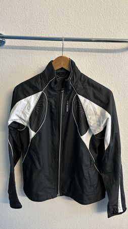 Velo-Windjacke Gr. M Schwarz/Weiss