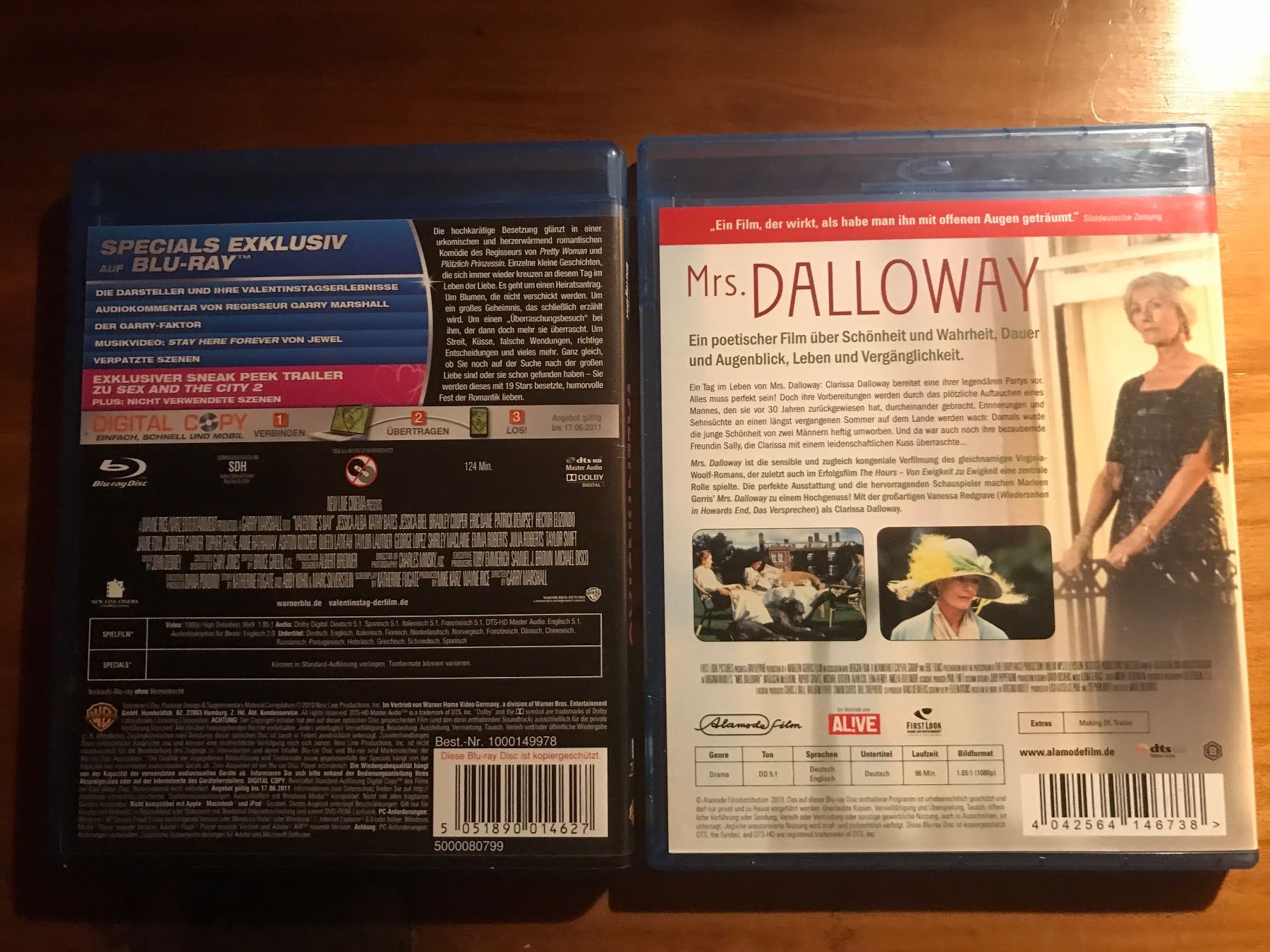 Tutti i DVDs: Valentinstag, Mrs. Doalloway – Usato da Schliern b. Köniz venduto da Corinu59 1