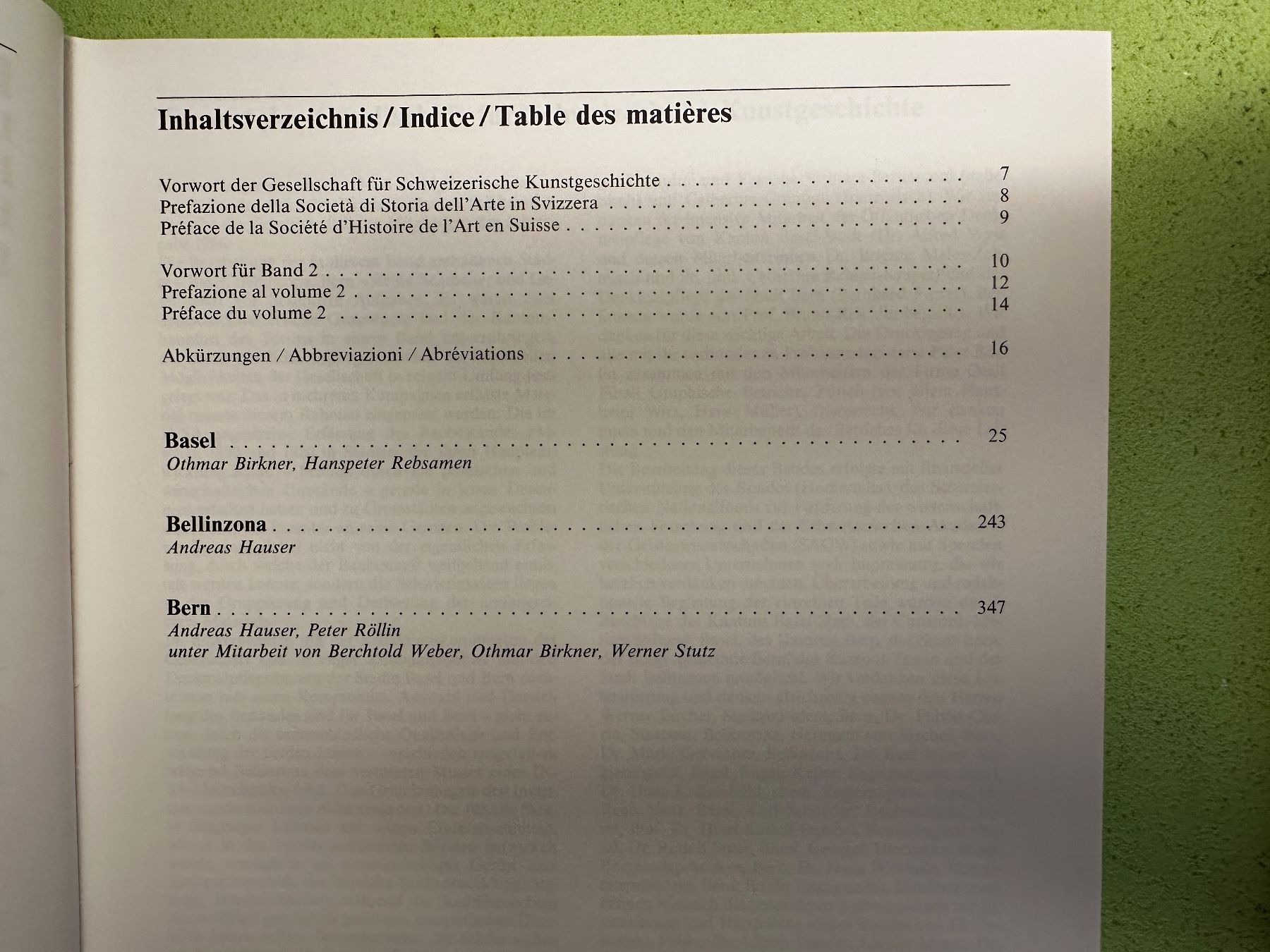 Libri: INSA 2: Basel, Bellinzona, Bern – Usato da Zürich venduto da allp 2
