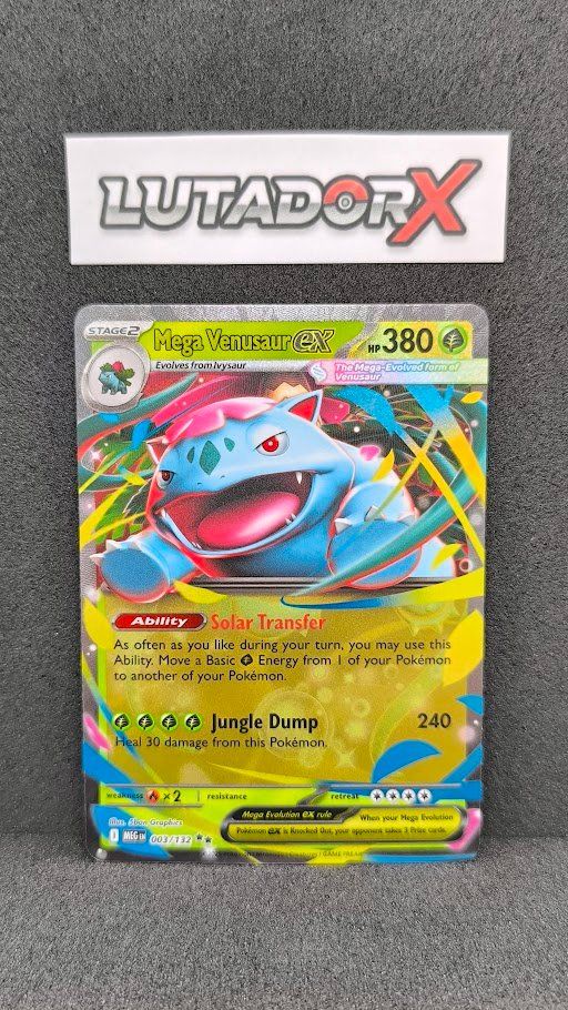 Pokémon Carte collezionabili: Mega Venusaur ex - Mega Evolution - 003/132 - Englisch – Usato da Ballwil venduto da Lutadorx