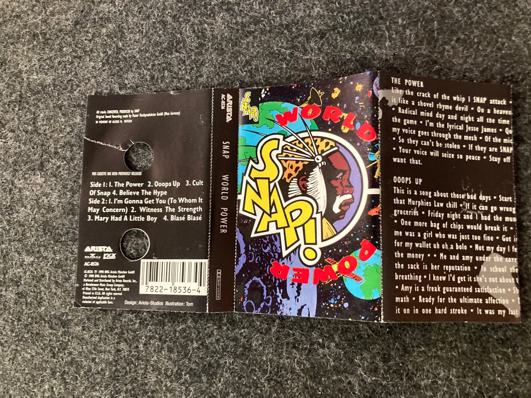 Musicassette: Snap! - World Power (MC) – Usato da Fribourg venduto da Karushi 5
