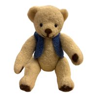 Vintage - Teddy handgefilzt mit Gilet - 14 cm gross