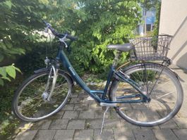 Cresta Fahrrad Damenvelo Fahrrad mit Korb und Nabenschaltung