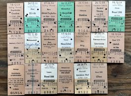 20 Top Billette, SBB, Tickets Edmondsche Kartonbillette
