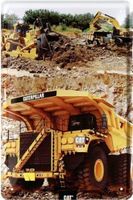 Blechschild-CATERPILLAR GIANT TRUCK