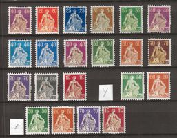 1925-40 : Lot Helvetia Ausgaben * - KP 515.--