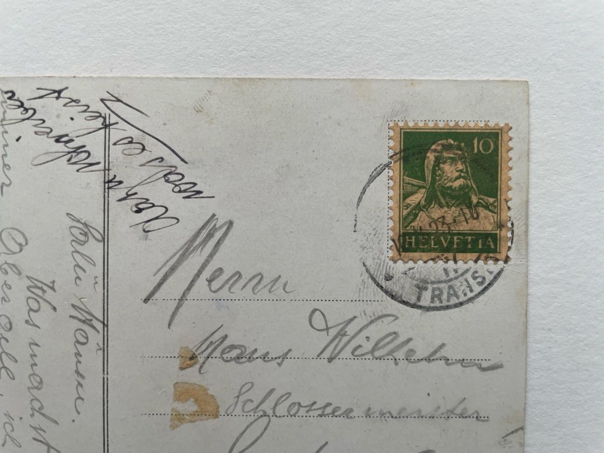 Ansichtskarten: AK Neuchâtel mit Stempel 1923 – Gebraucht aus Meierskappel von Hala03 3