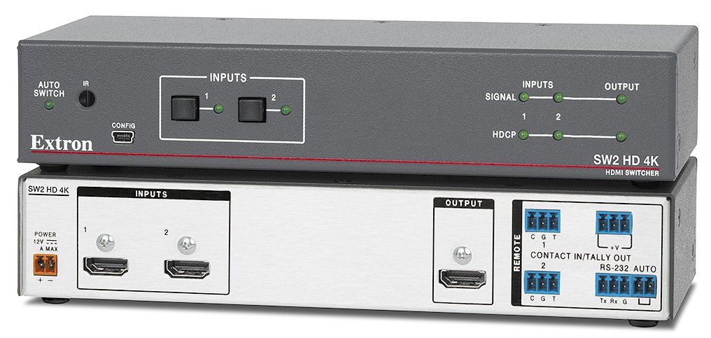 Interruttori: Extron SW2 HD 4K - HDMI- Umschalter – Usato da Rothenburg venduto da BildundTon