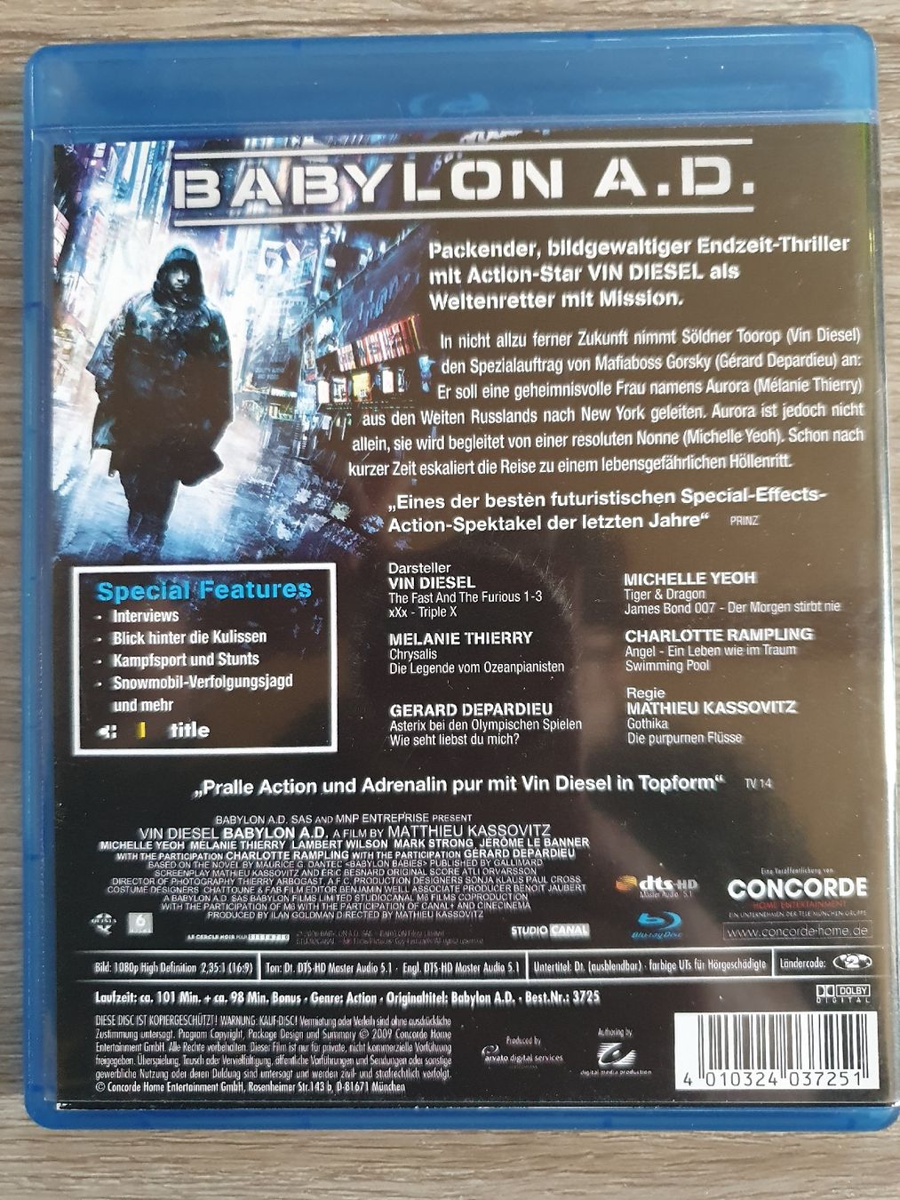 Alle DVDs: Babylon A.D. Blu-ray, Vin Diesel – Gebraucht aus Solothurn von Daniel_SO 1