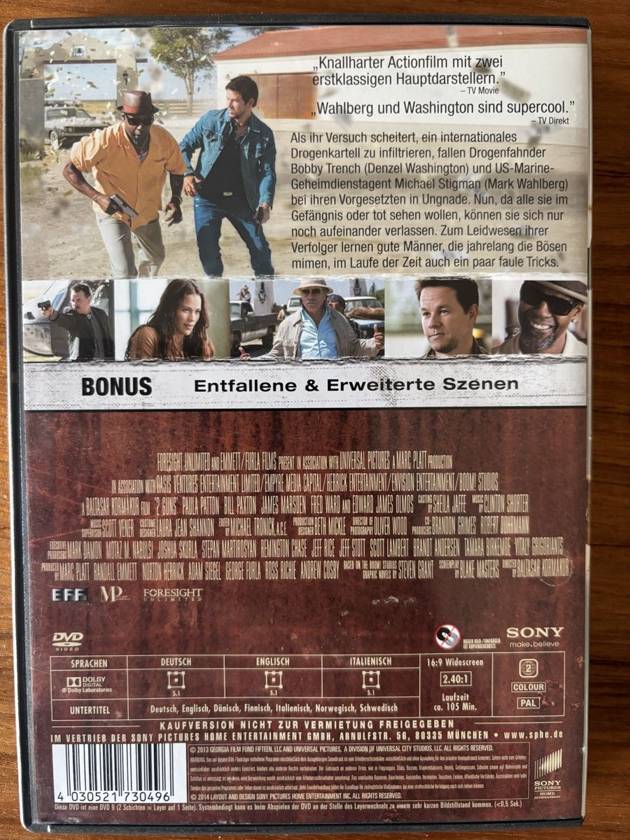 Alle DVDs: DVD 2 Guns – Gebraucht aus Belp von brb66 1