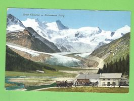 Roseg-Gletscher u. Restaurant Roseg.