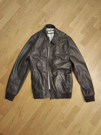 Lederjacke Braun Grösse L
