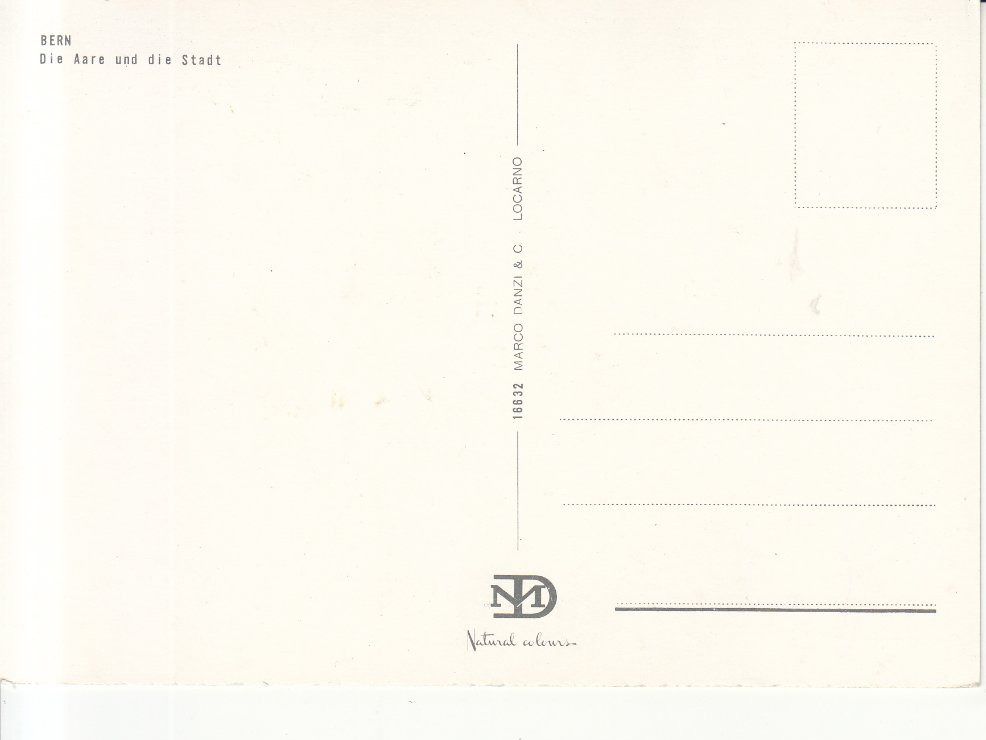 Ansichtskarten: Bern ca. 1970 – Gebraucht aus Bürglen TG von StampGraf 1