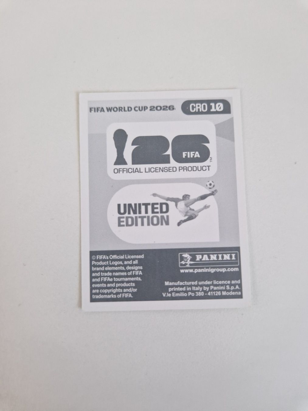Panini Cartes à collectionner: Panini Sticker CRO10 – Neuf (Voir description) à Stüsslingen par white_angel86 1