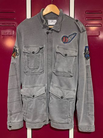 LEVI'S PATCHES TYPE ARMYJACKET SWEAT SZ: M