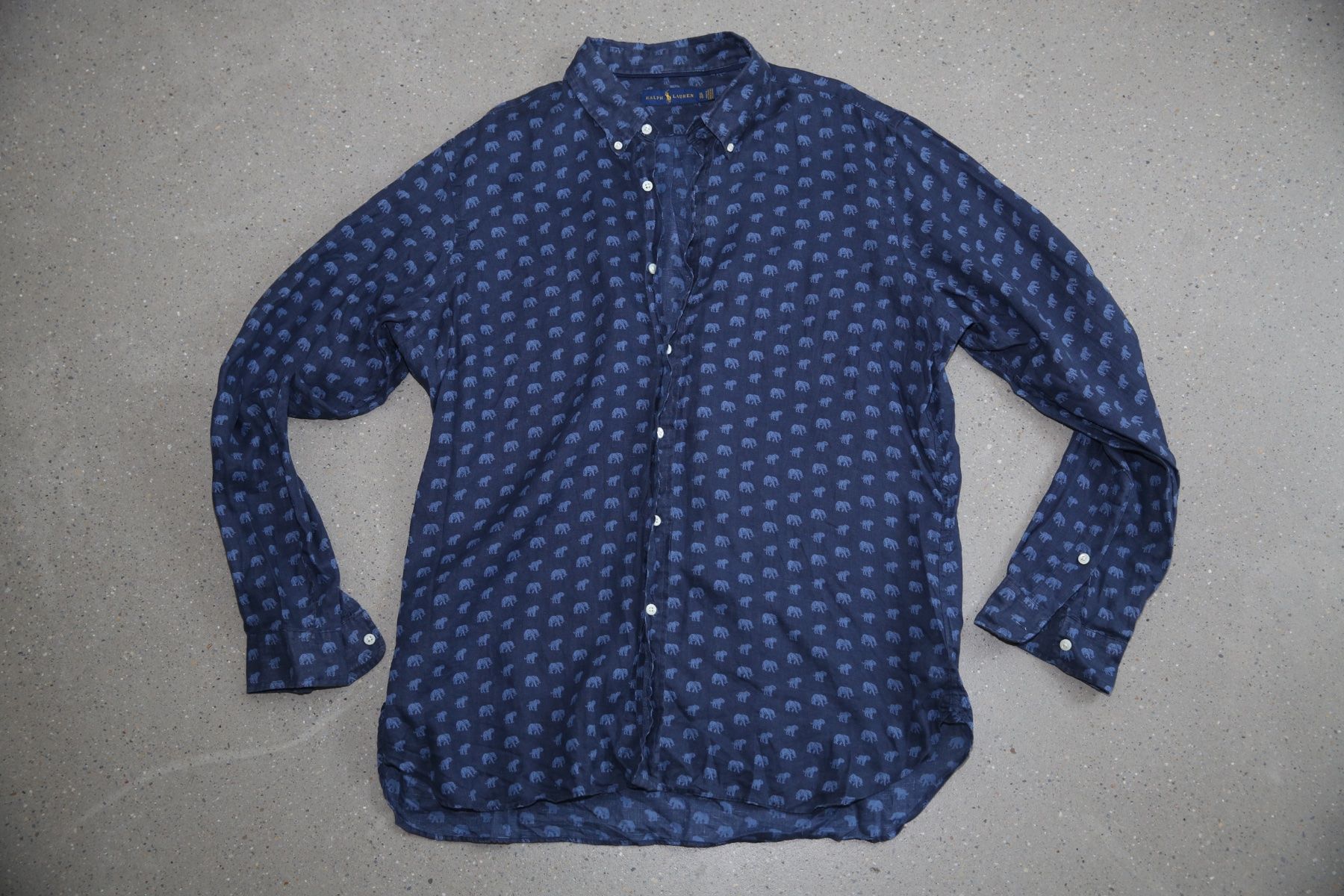 Ralph Lauren Camicie: Ralph Lauren - elephant tiger shirt – Usato da Zürich venduto da considermichael