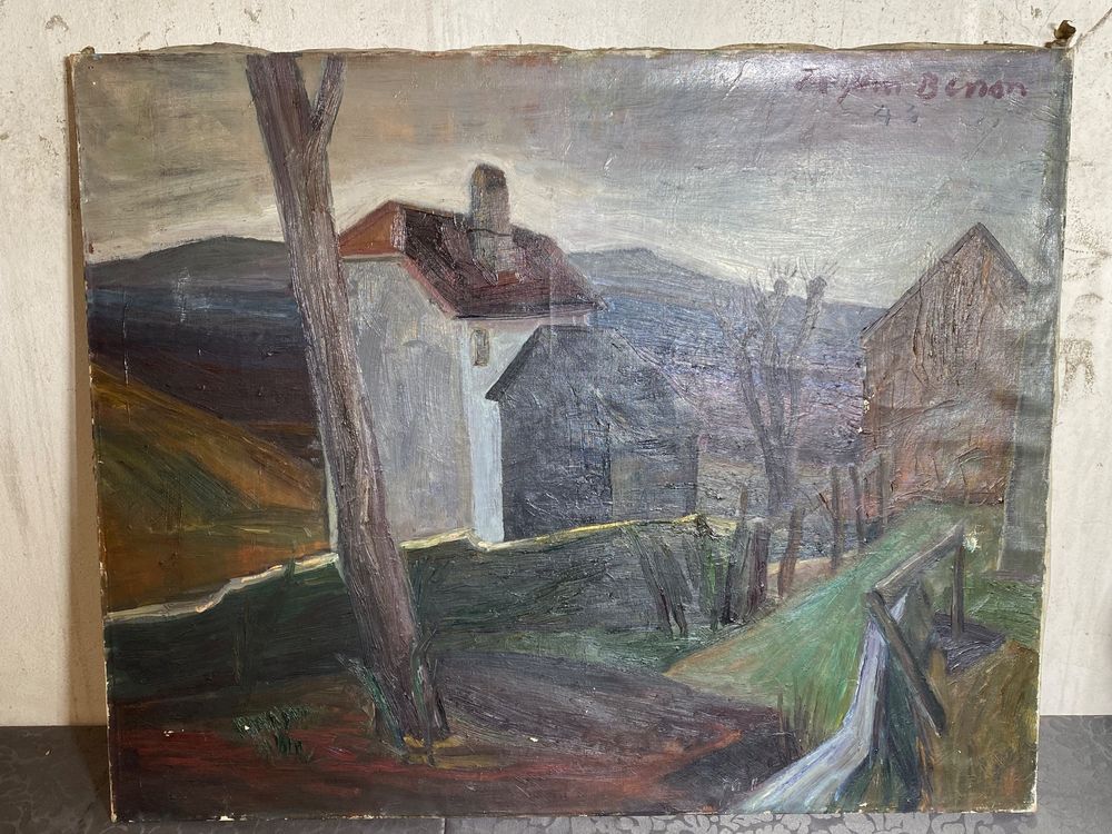 Mireille BESSON (1931) Tableau peinture sur toile signee | Kaufen auf ...