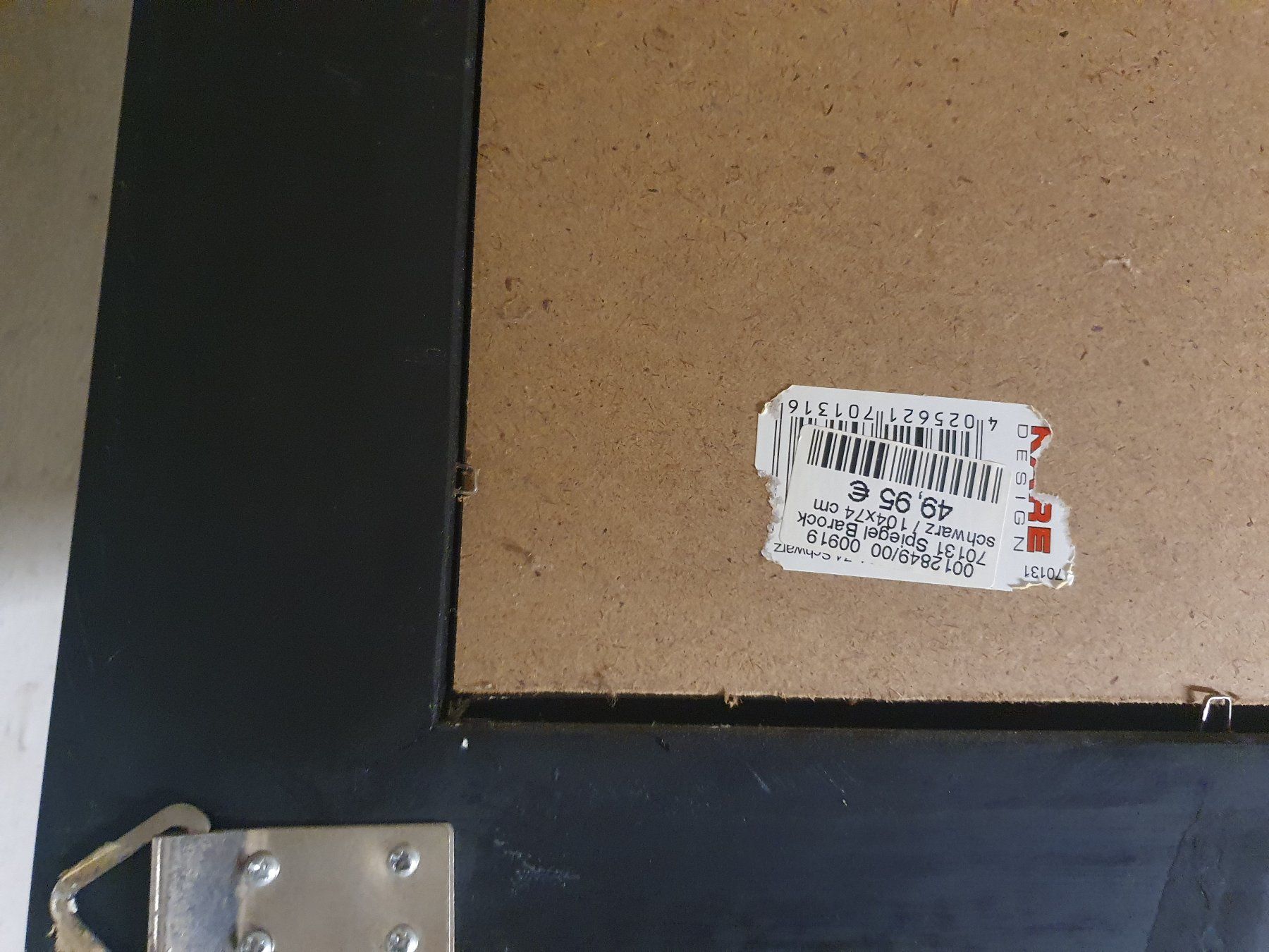 Specchi: Spiegel schwarz 85 x 104 – Usato da Zürich venduto da loosebone 4