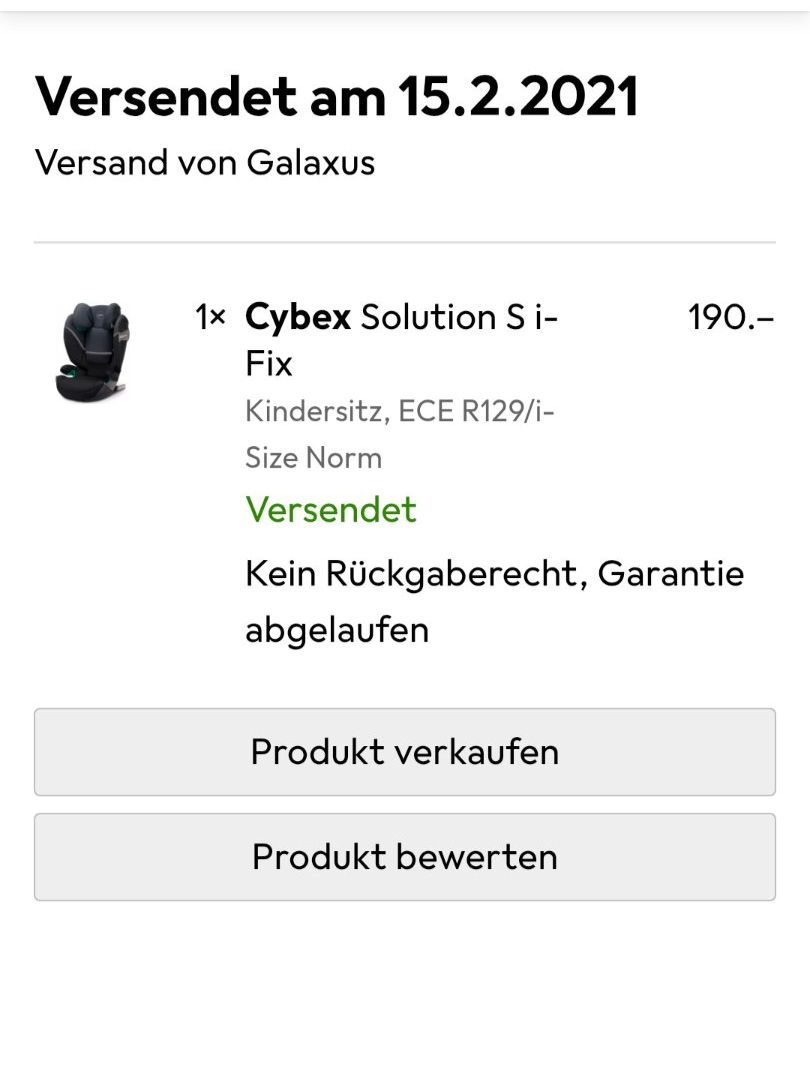 Cybex Seggiolini per auto: Kinder Autositz cybex – Usato da Niederbipp venduto da filou0711 8