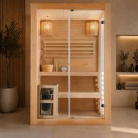 Traditionelle Sauna CORDOBA mit Harvia-Saunaofen (3,5kW)