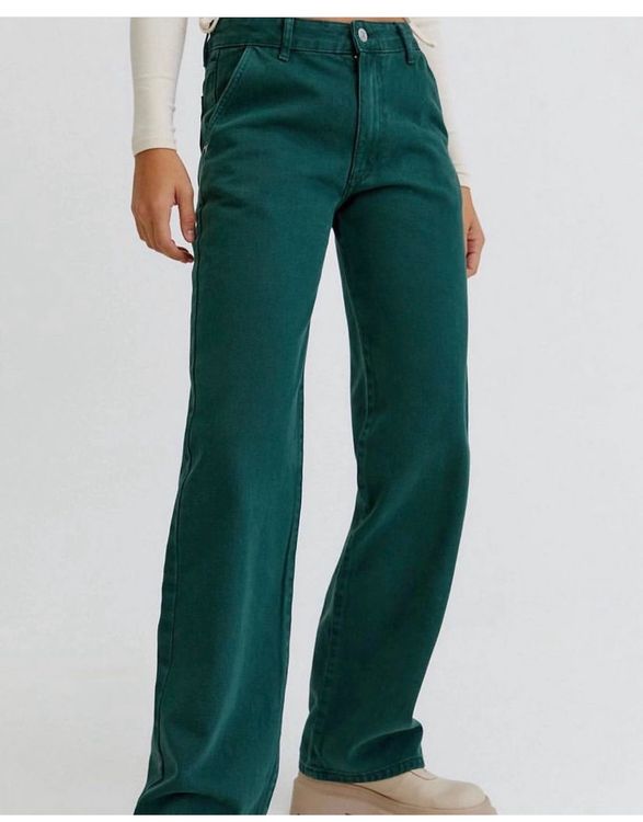 Baggy jeans dark green Kaufen auf Ricardo