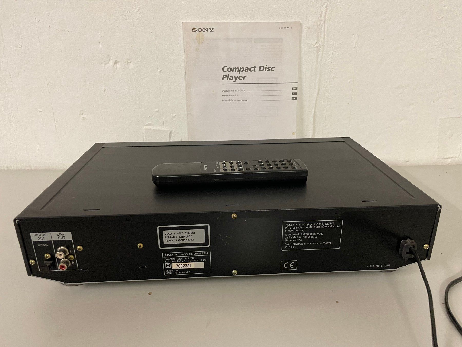 Sony Lecteur multimedia & Streamer: Lecteur Cd sony CDP-XE310 – D'occasion à La Croix (Lutry) par netrajet 4