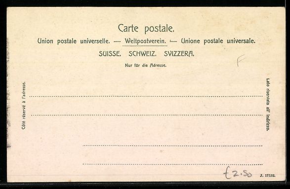 Cartoline postali: Schaffhausen, Gesamtansicht mit Rheinsch – Usato da Berlin venduto da bartko-reher 1