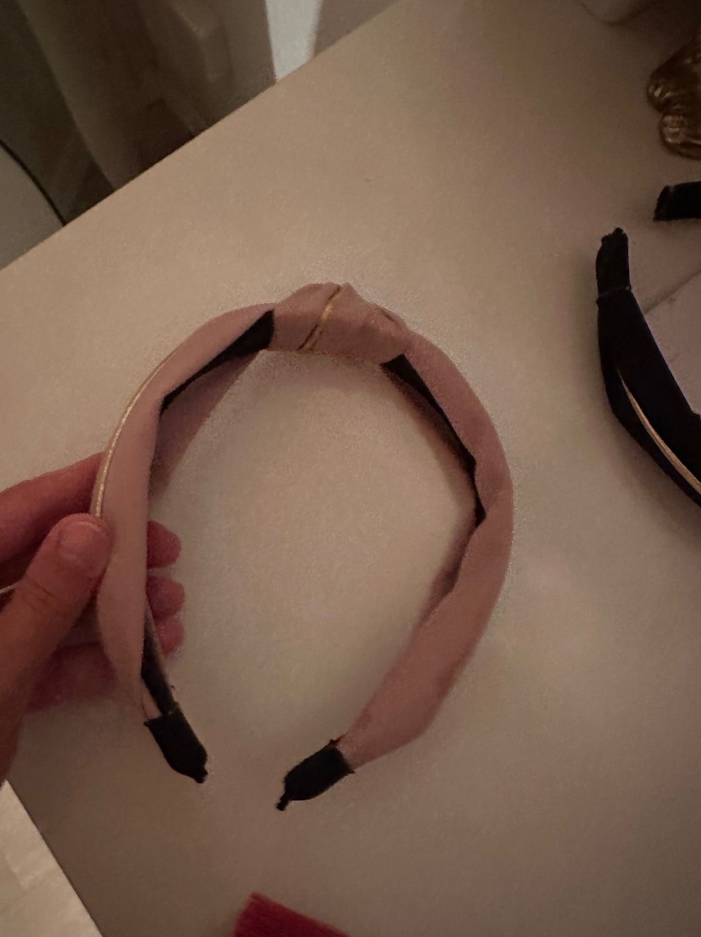 Accessori per capelli: Haarreif rosa uns schwarz – Usato da Oberhofen Thun'see venduto da ClaudiaKelesh 2