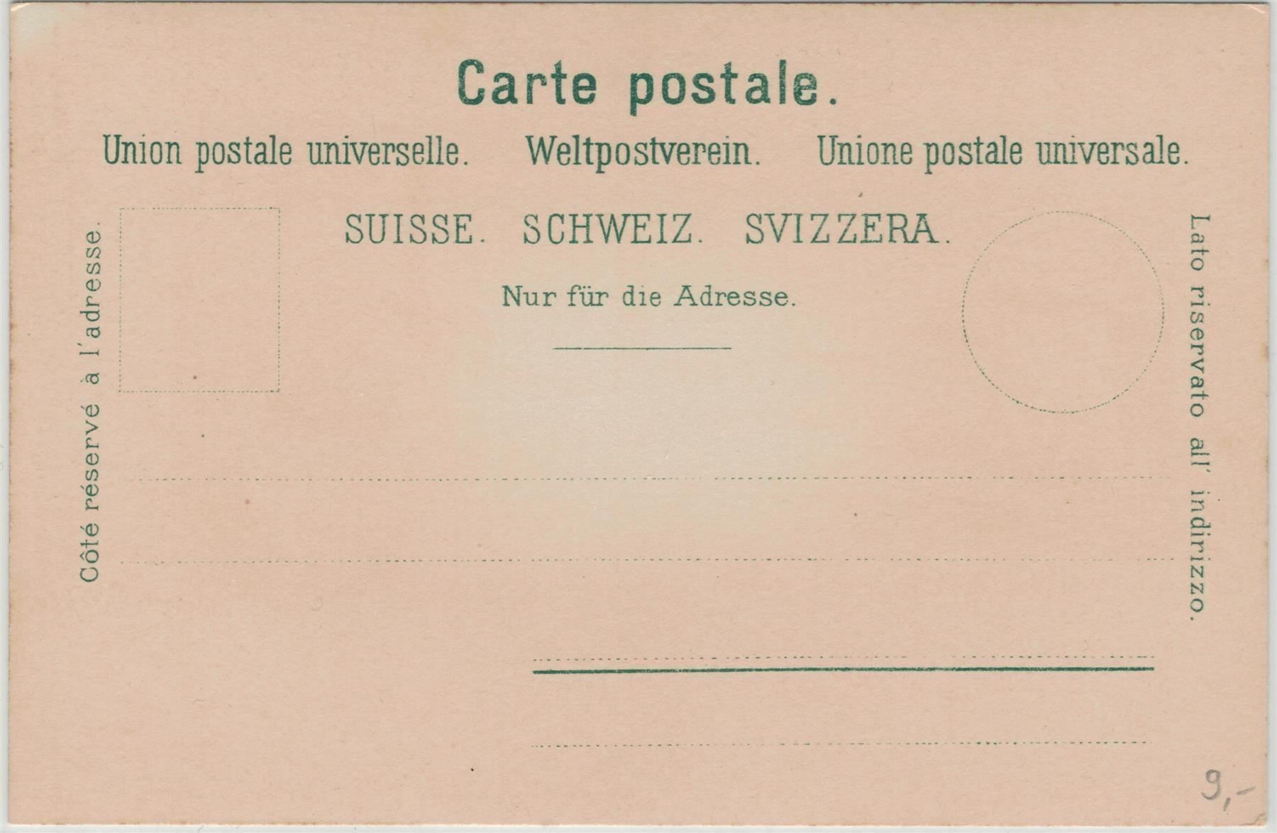 Cartoline postali: TI 52 Litho BELLINZONA Castello Uri – Nuovo (secondo la descrizione) da Fribourg venduto da philafri 1