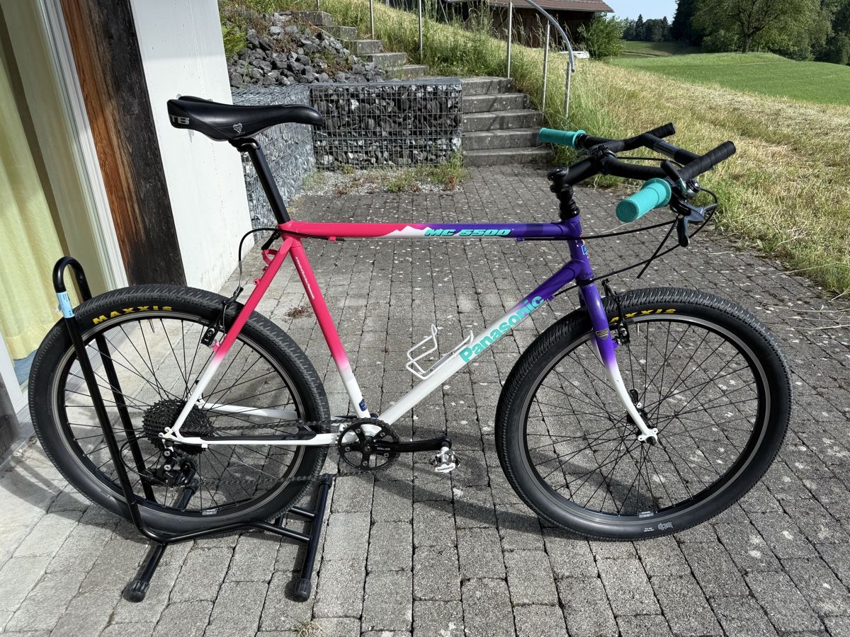 Panasonic Biciclette: Panasonic Vintage MTB rebuild – Usato da Bergdietikon venduto da speedboatrider