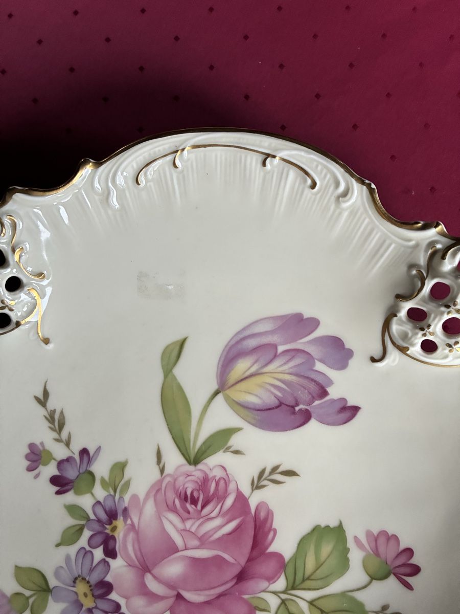 Rosenthal Schalen: Rosenthal grosse Gebäckschale – Gebraucht aus Dornach von Rosengarten 5