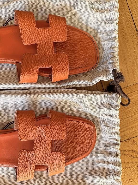 Hermès Scarpe da donna: Hermes Oran 40 Orange – Usato da Zürich venduto da charnie 2
