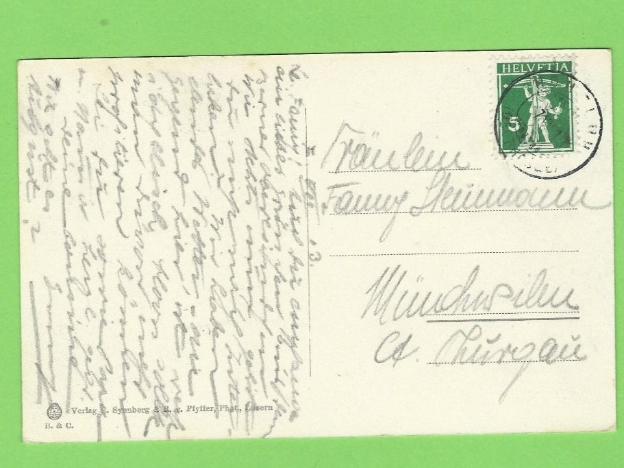 Cartoline postali: Brünigstrasse gegen Meiringen – Usato da Zürich venduto da t24_de 1