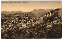 Lugano - Standseilbahn Monte San Salvatore