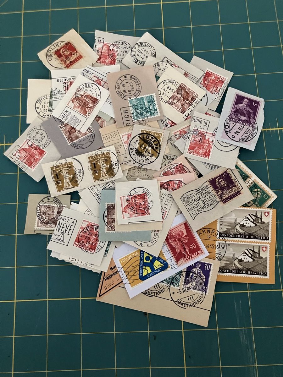 Alle Briefmarken: Briefmarken mit stemmpel – Gebraucht aus Bettwiesen von Jumpingfox