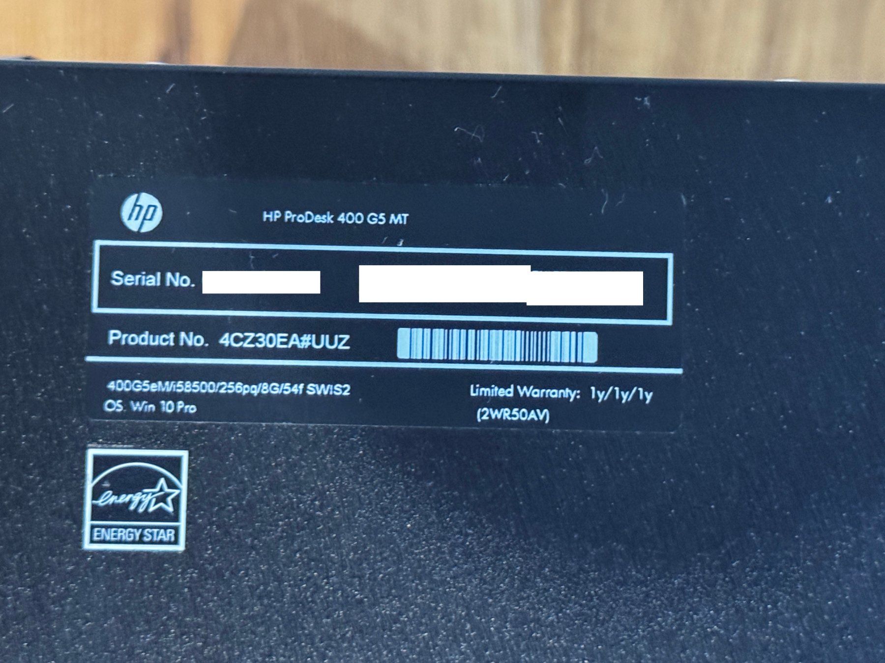 Hewlett Packard PC: HP ProDesk 400 G5 MT – Usato da Flawil venduto da lightstorm77 2