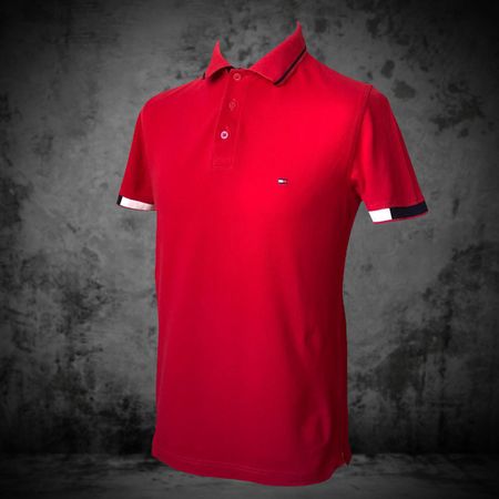 Polo Tommy Hilfiger Slim Fit Red Men M