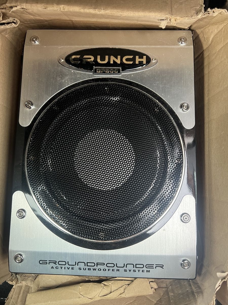 Lautsprecher: Crunch Groundpounder BP800 Subwoofer System gebraucht – Gebraucht aus Thun von gehoerntes_veilchen