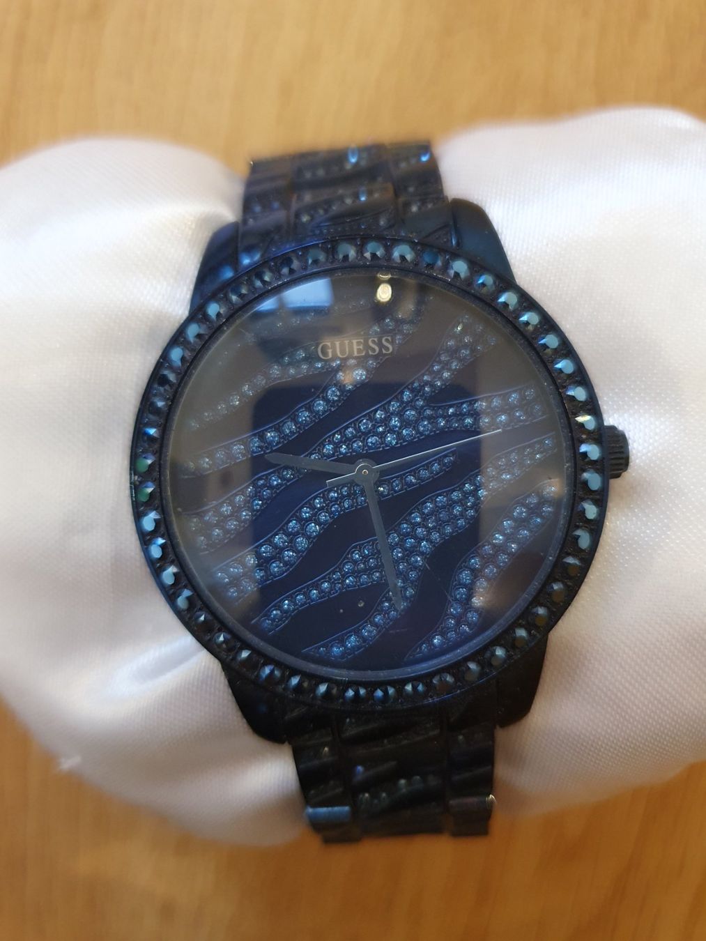 Guess Orologi: Guess Armbanduhr blau, Glitzer – Usato da Heinrichswil venduto da sabi2809 7