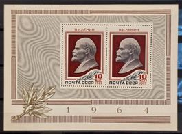 UdSSR 1964 Lenin Gedenkblock 34 MNH** Postfrisch Top-Zustand