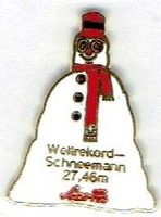 Weltrekord-Schneemann Saas-Fee